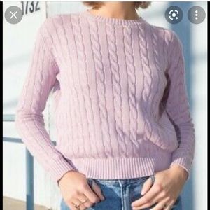Brandy Melville Pink Knit Sweater